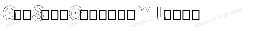 GenSekiGothicTW L字体转换
